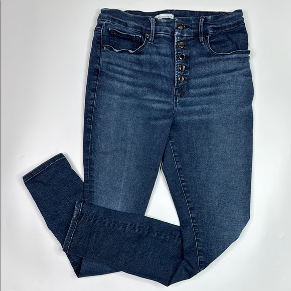 Good American Button Fly Skinny Jeans Size 6/28 - Picture 1 of 11